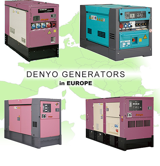 DENYO GENERATORS in EUROPE
